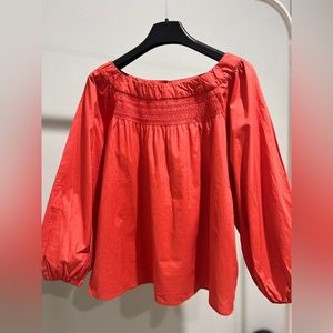 Maeve Anthropologie Vibrant Pink/Orange/Red Size S
